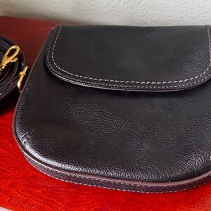 Fossil Fannie Mini Bag/ Crossbody Small Black Leather